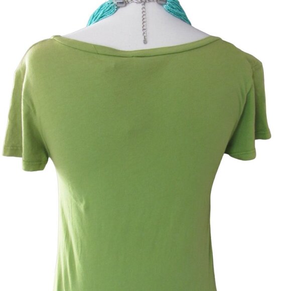 SOUL FLOWER LADIES GREEN FISH TSHIRT - Picture 5 of 9